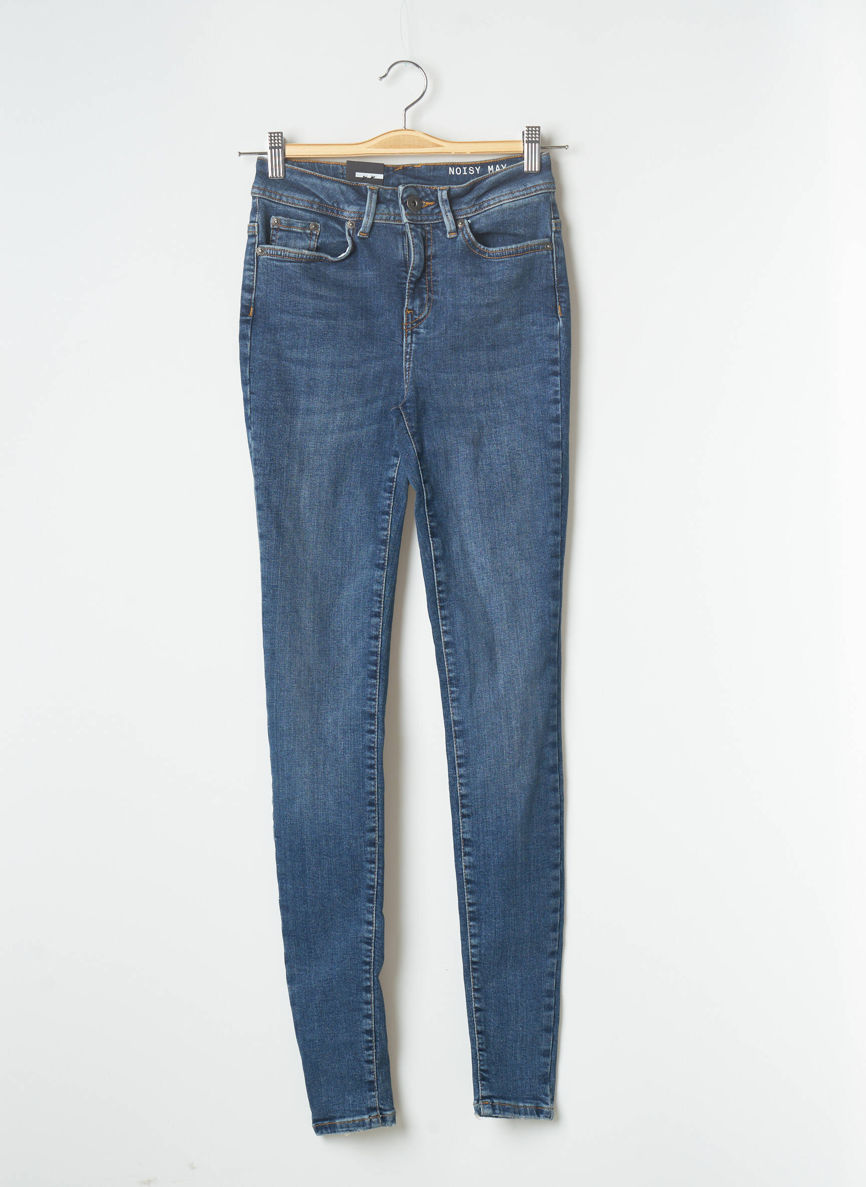 Noisy May Jeans Skinny Femme couleur bleu