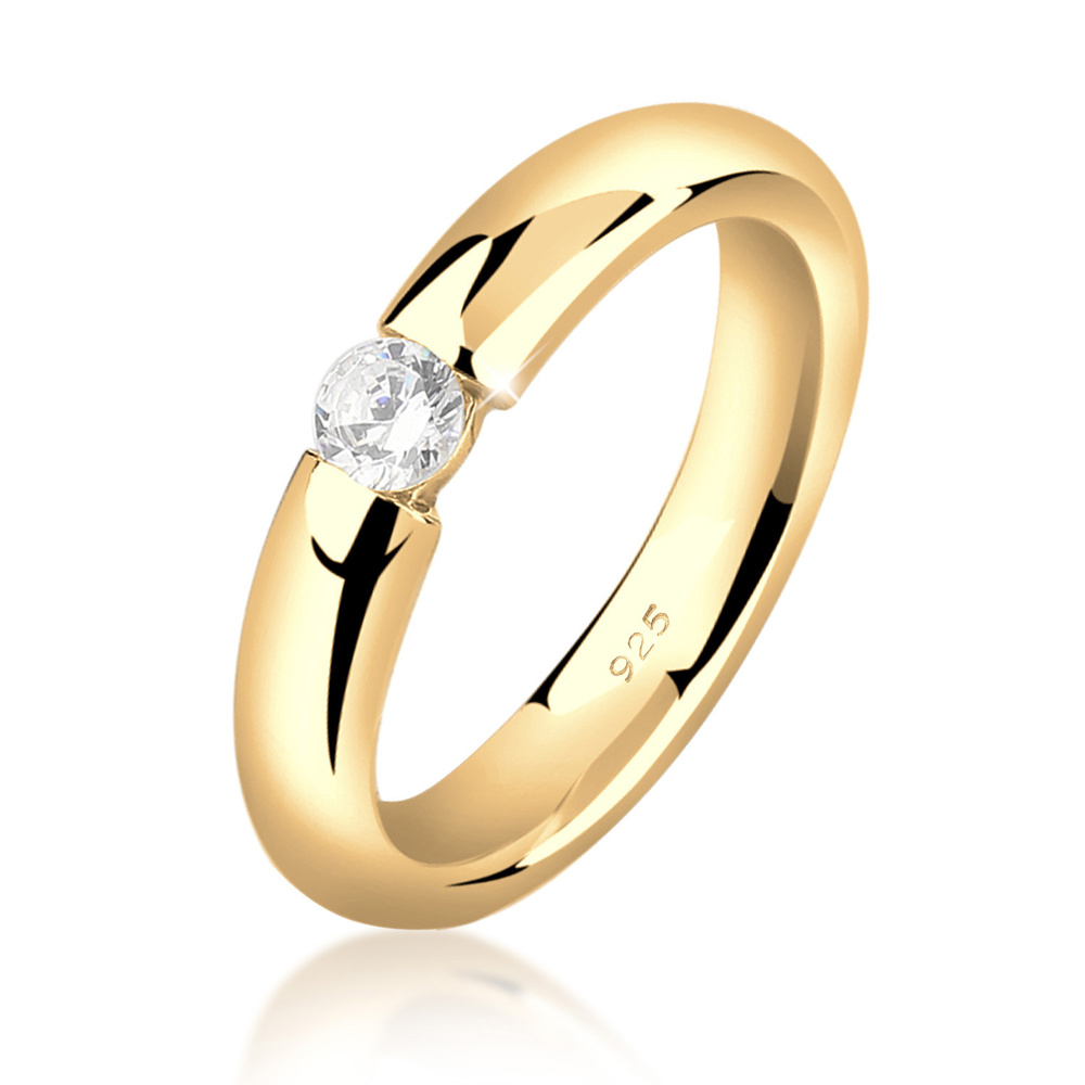 Nenalina Nenalina Bague Femmes Bague de fiançailles élégante avec des cristaux zirconium e Bague