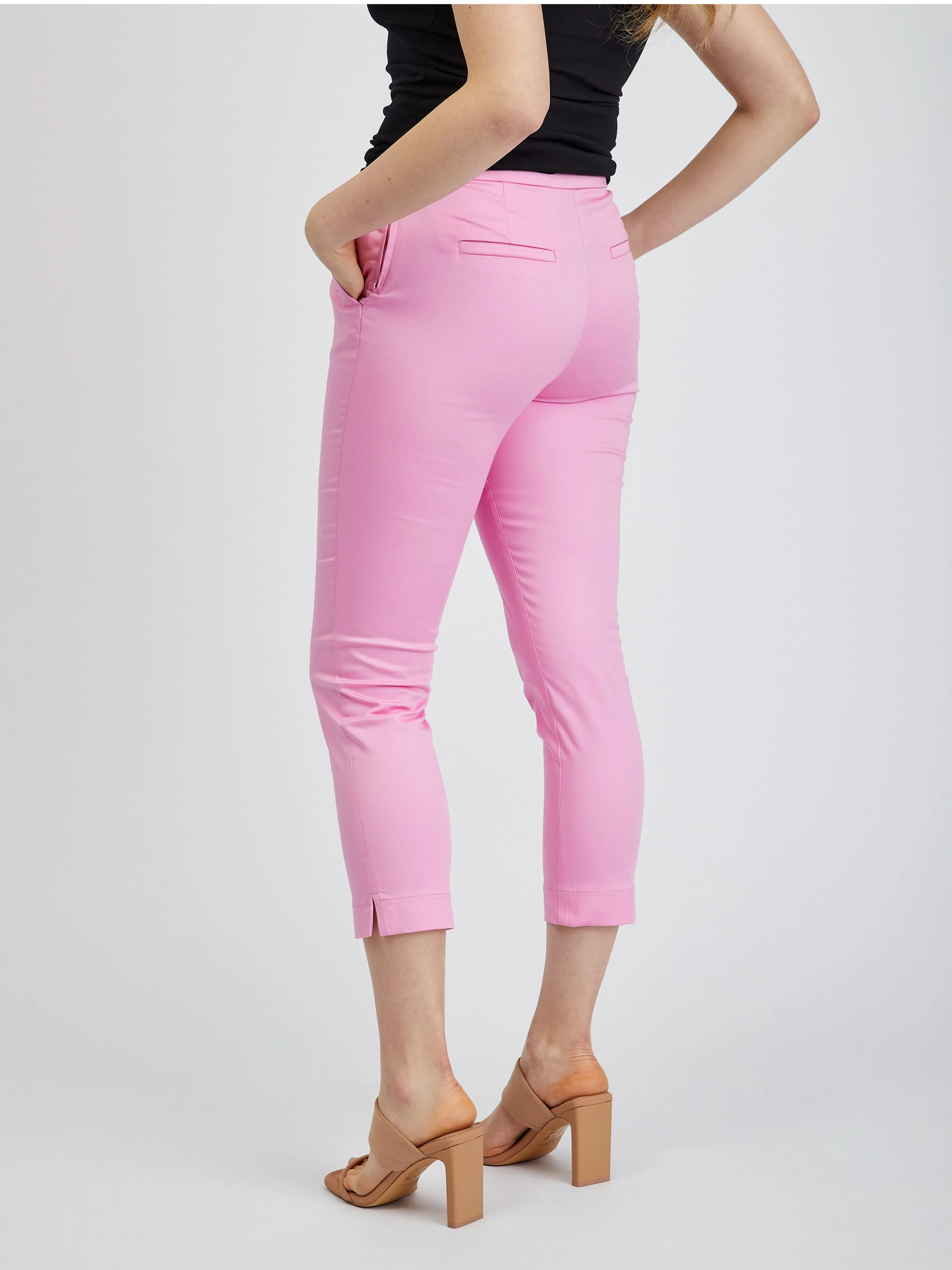 Rosa Damen-Cropped-Hose ORSAY