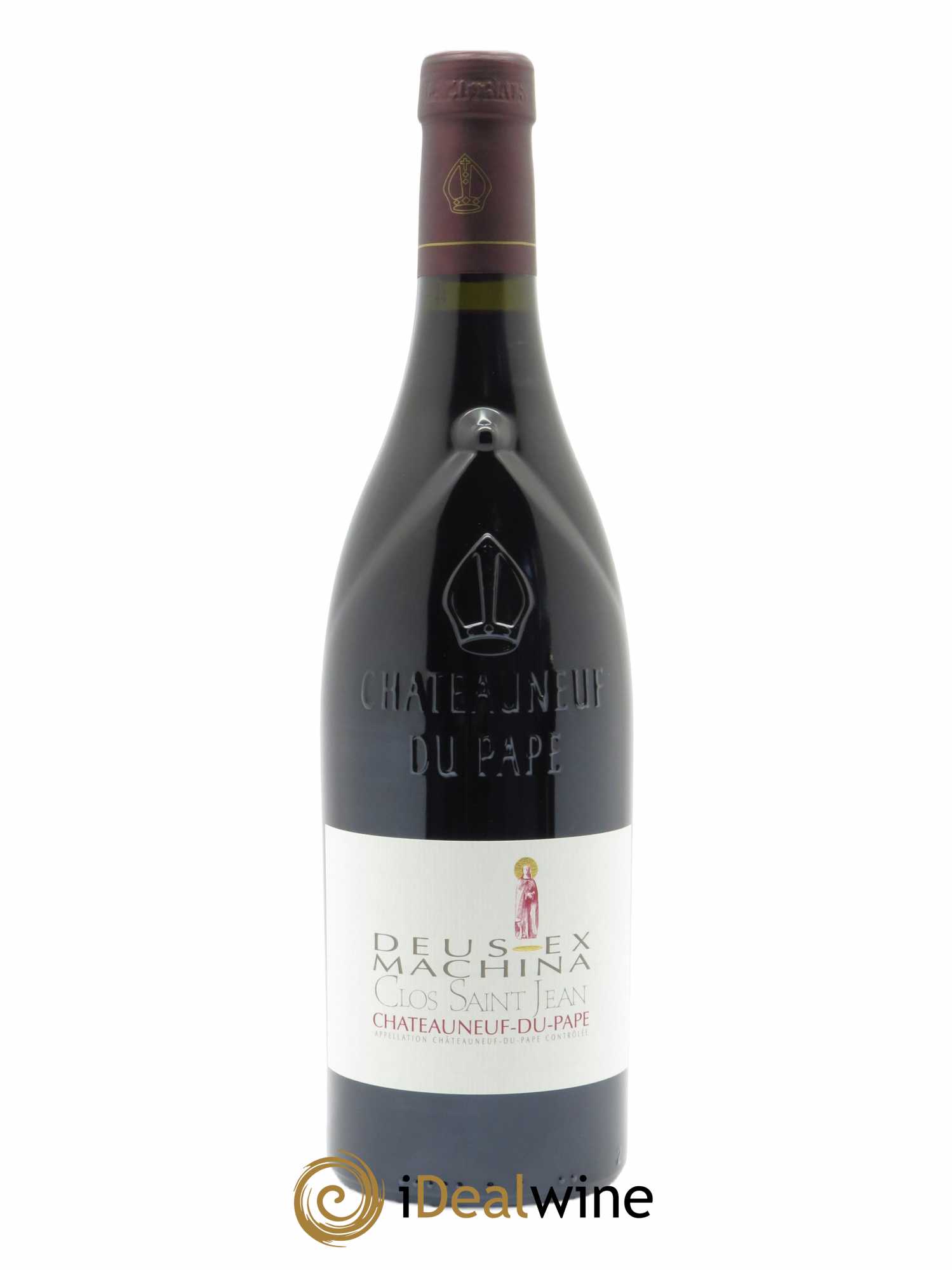 Châteauneuf-du-Pape Clos Saint-Jean Deus Ex Machina Pascal et Vincent Maurel  2018 - Lot de 1 Bouteille