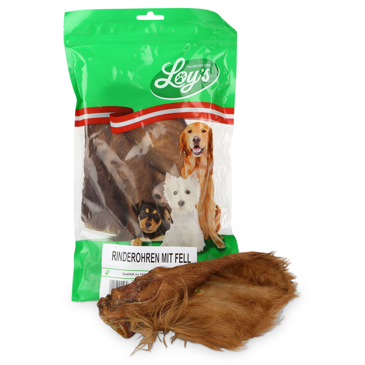 Loy's Rinderohren mit Fell 4 Stück günstig kaufen bei ZooRoyal