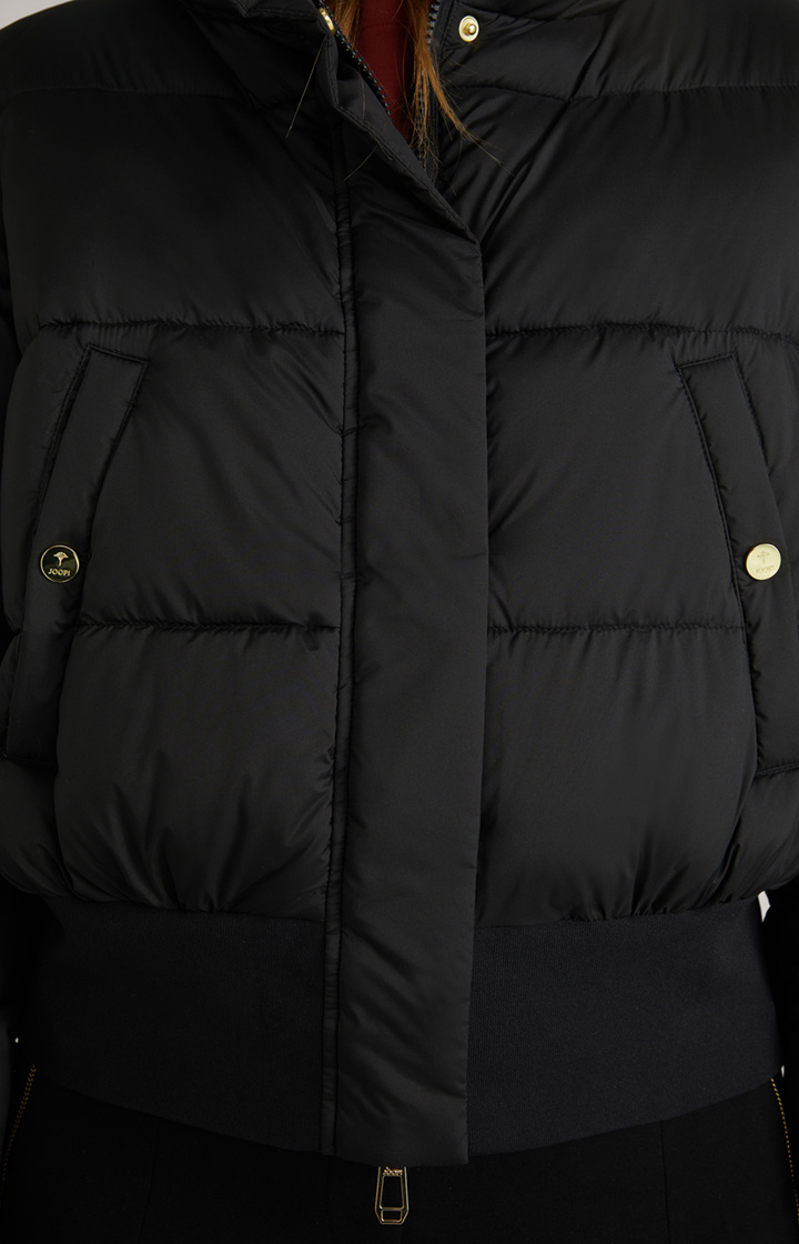 Steppjacke in Schwarz