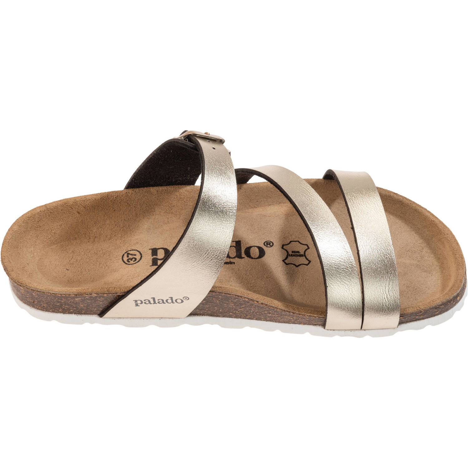 Palado Ikaria Metallic, Pantoletten, Damen, Altgold