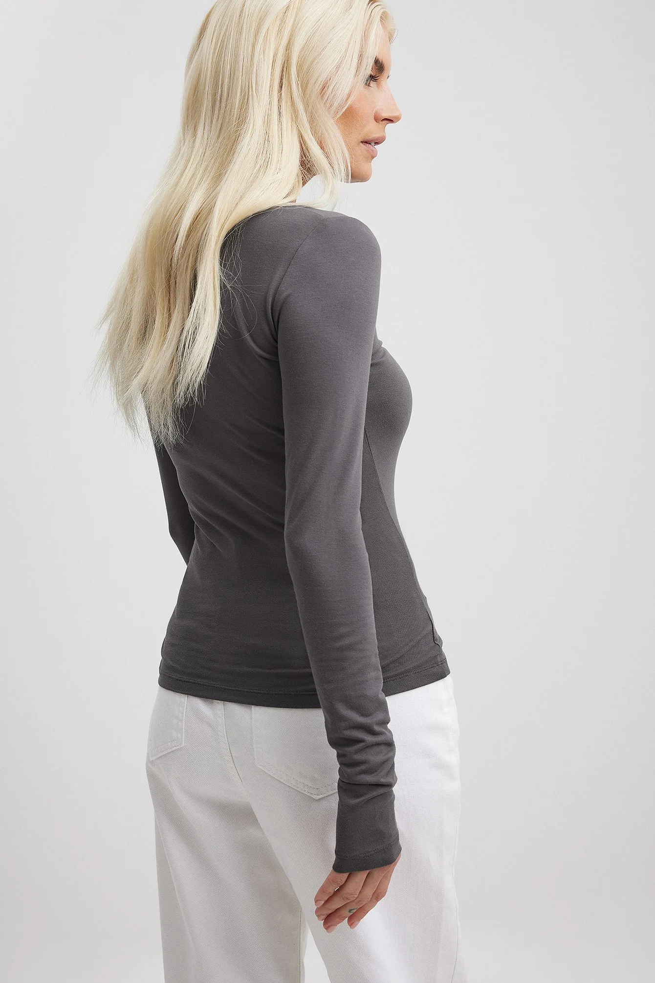 Langarmshirt mit Rundhalsausschnitt
