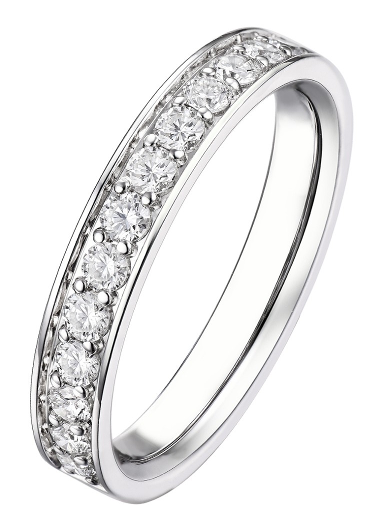 Diamond Point White gold ring 0.50 ct diamond Wedding
