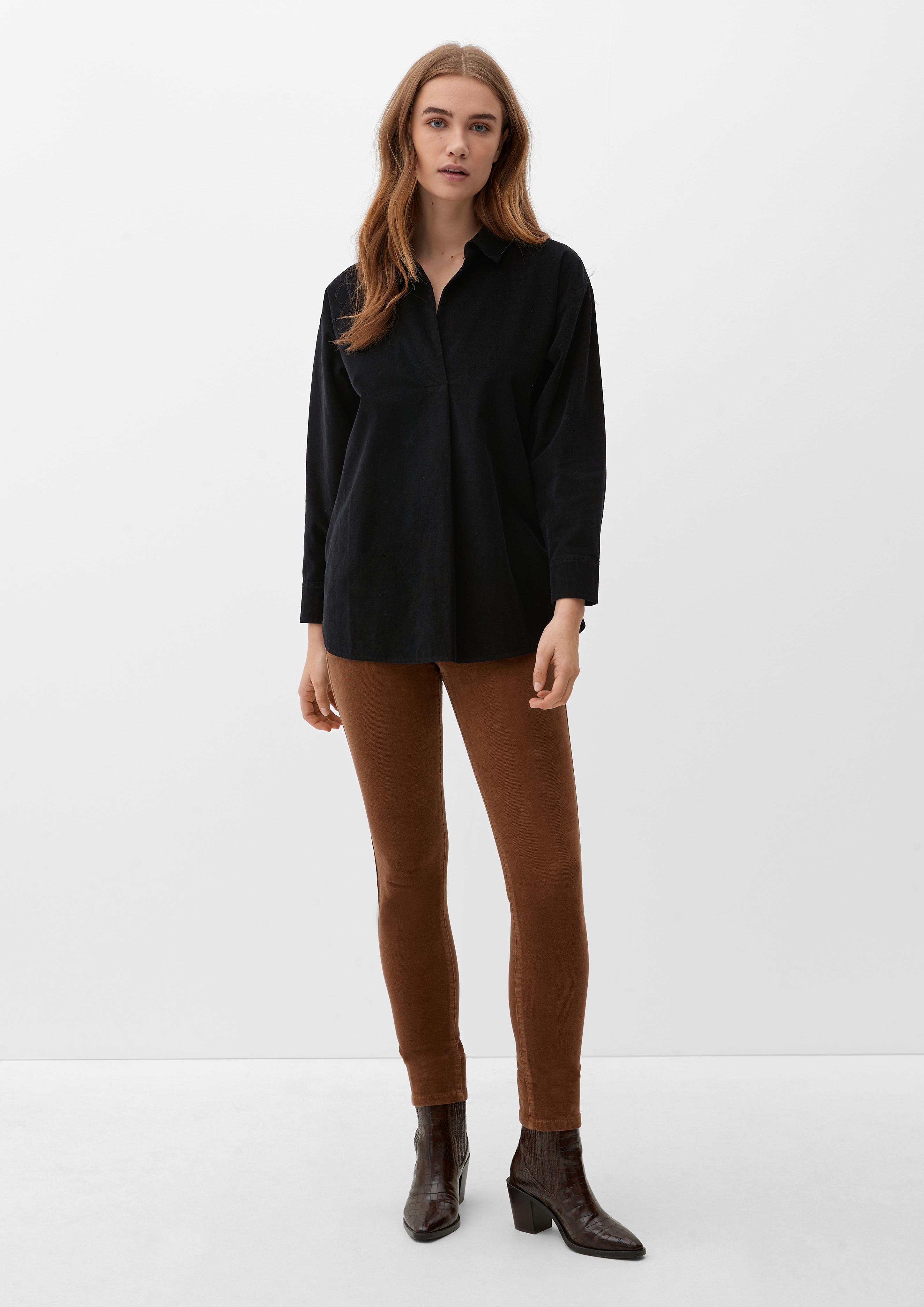 Bluse aus Feincord   2120882-9999