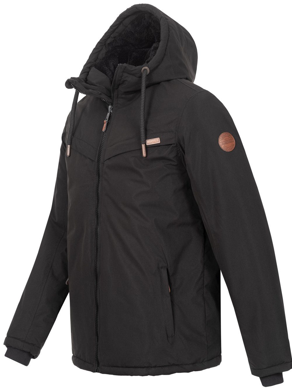 Alessandro Salvarini Outdoorjacke AS-321 innen mit Teddyfell ausgestattet