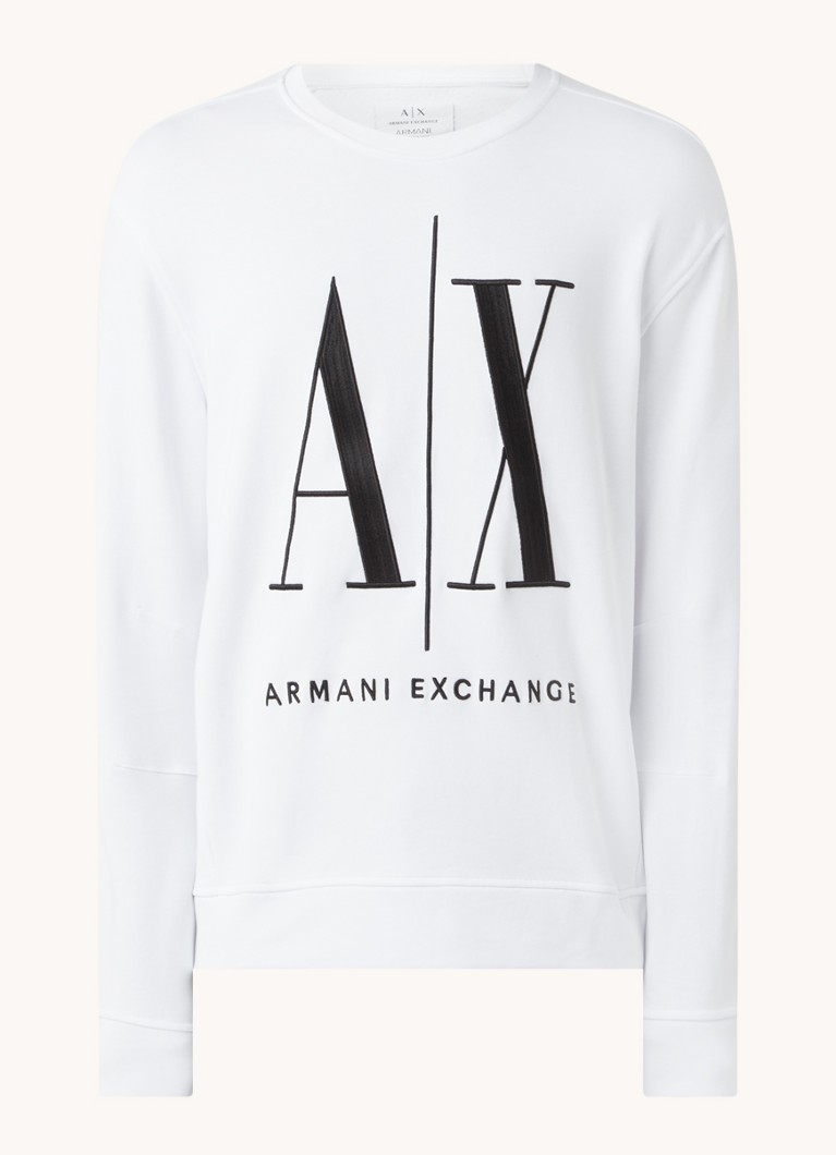 Maglione Armani Exchange con logo ricamato