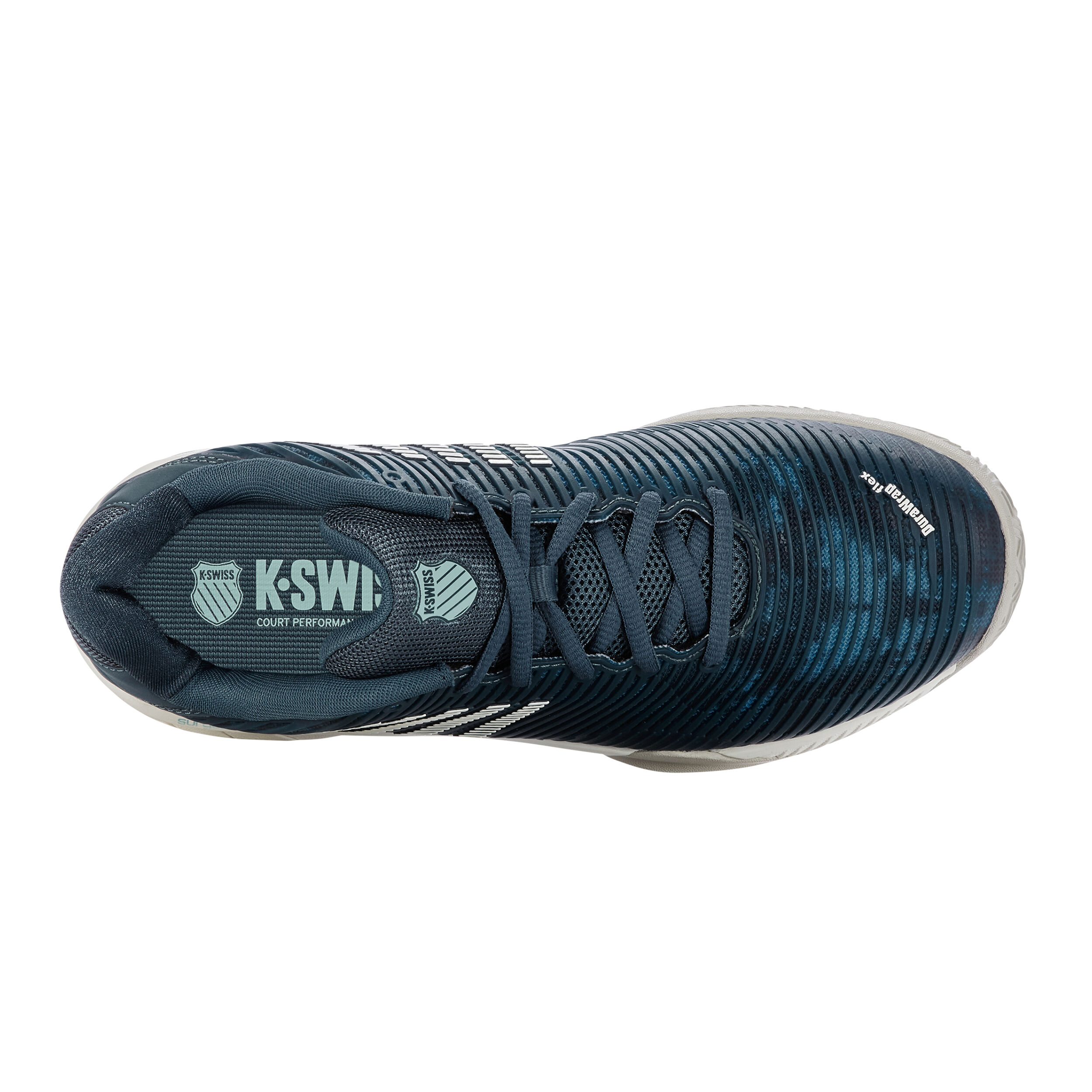 Hypercourt Express 2 Sandplatzschuh Herren - Petrol, Weiß