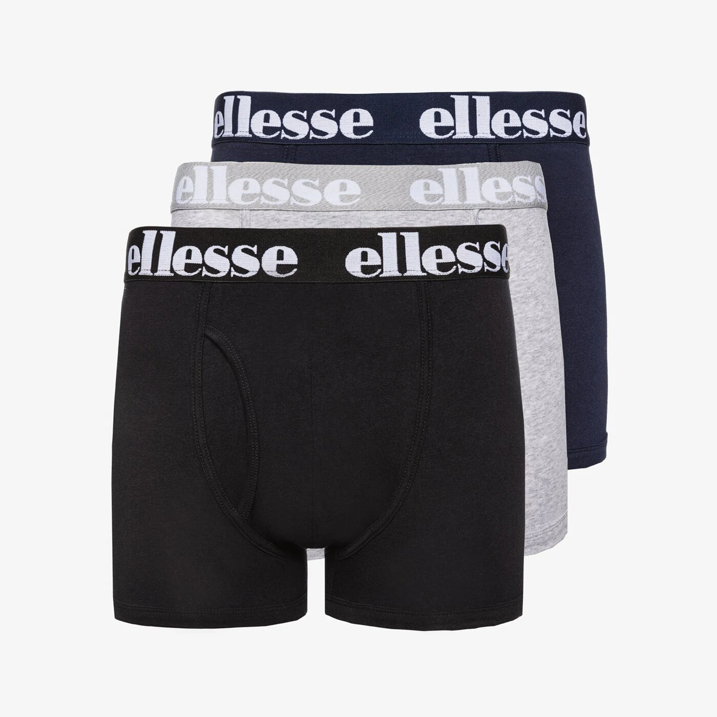ELLESSE BOXERSHORTS HALI 3PK BOXERS BLK/GREY/NAVY Multicolor