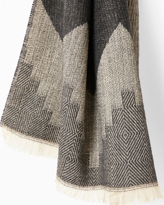 Écharpe jacquard graphique