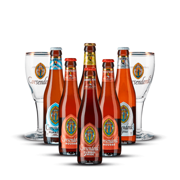 Pack Corsendonk 6 Bières + 2 Verres