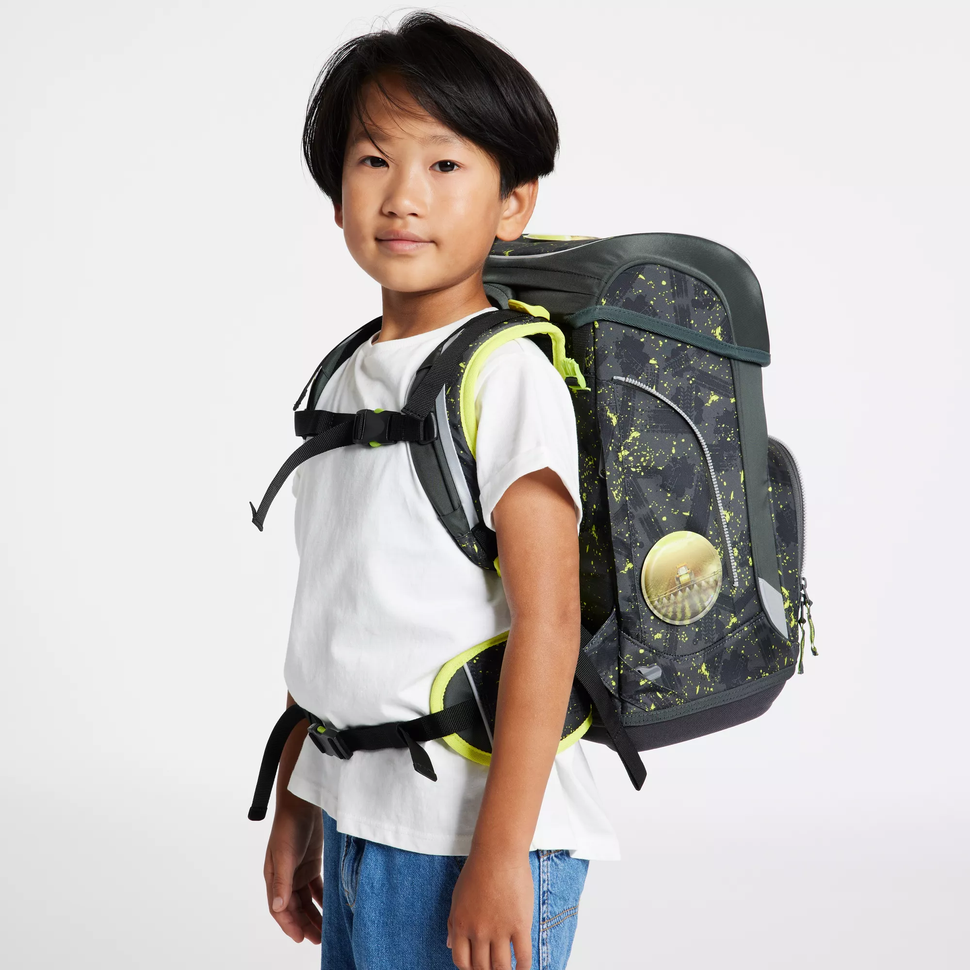 ergobag Schulranzen Set Mähdreschbär