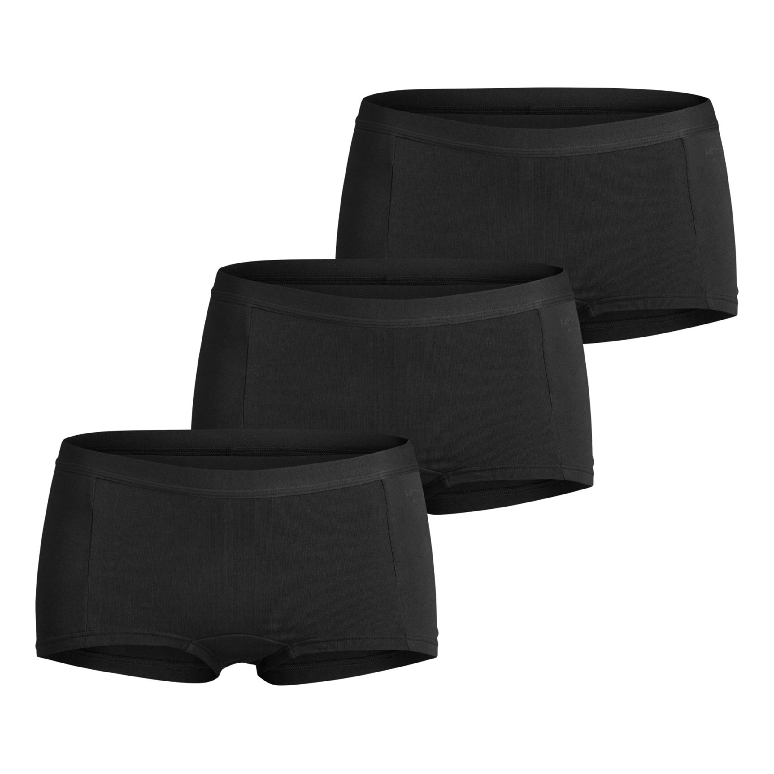 Core Mini Shorts 3er Pack Damen - Schwarz