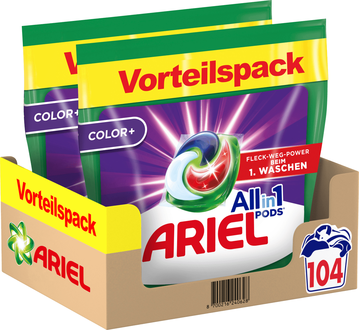 Colorwaschmittel Pods, 104 Wl