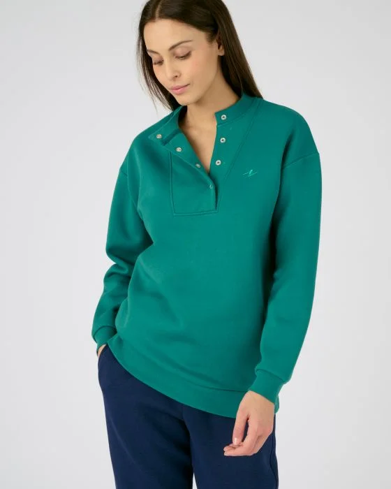 Sweat-shirt finitions bord-côtes Thermolactyl