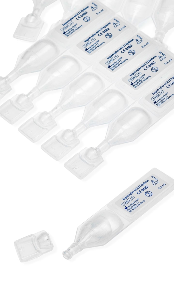 Augentropfen mit 0,2% Hyaluron, ohne Konservierungsmittel, 15 St