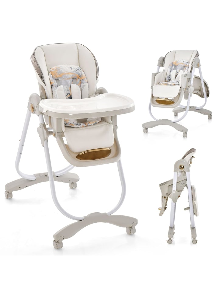 COSTWAY Hochstuhl für 6-36 Monate in Beige günstig kaufen onesize