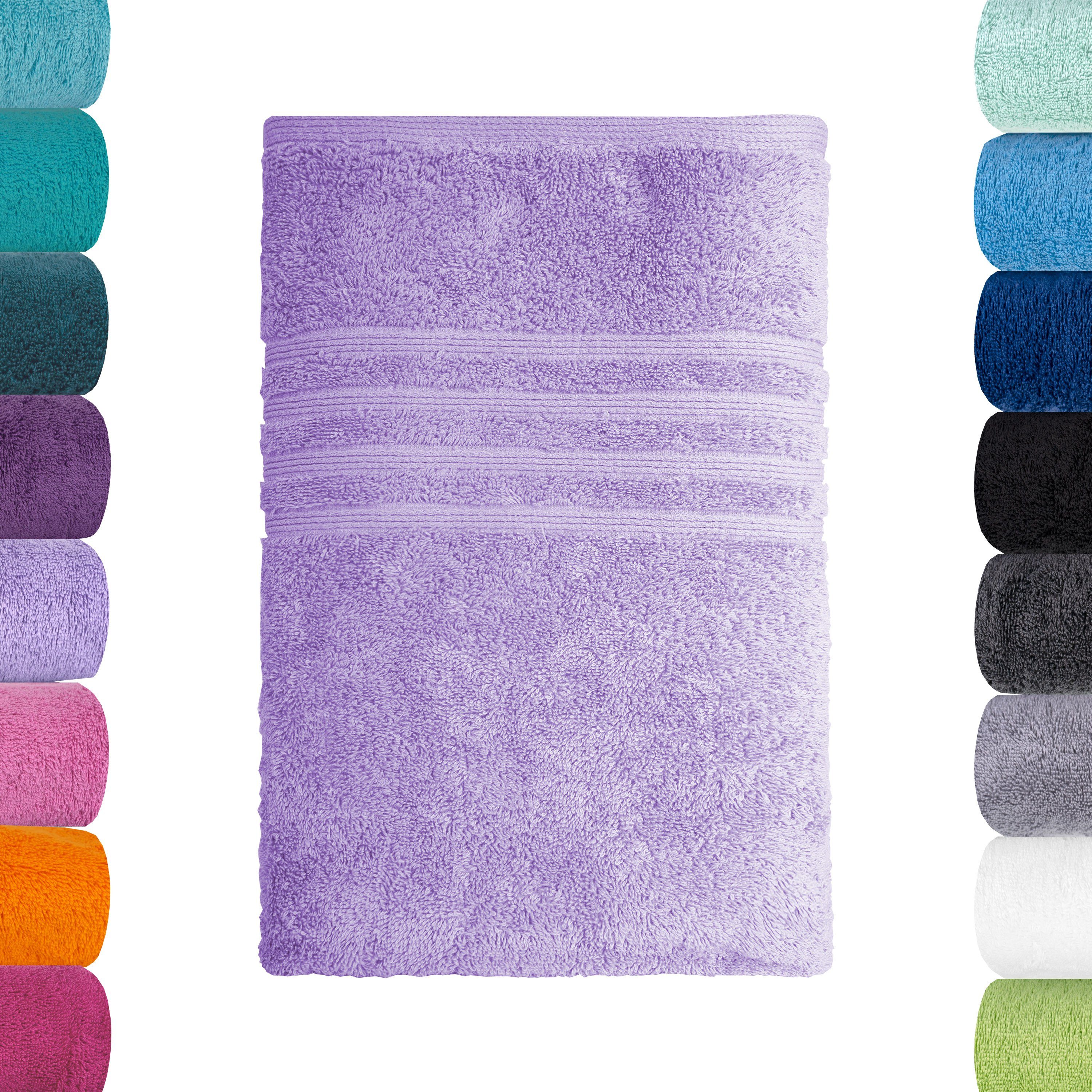 Lavea Handtuch Serie Bali, 50 x 100cm, aus 100% Bio-Baumwolle