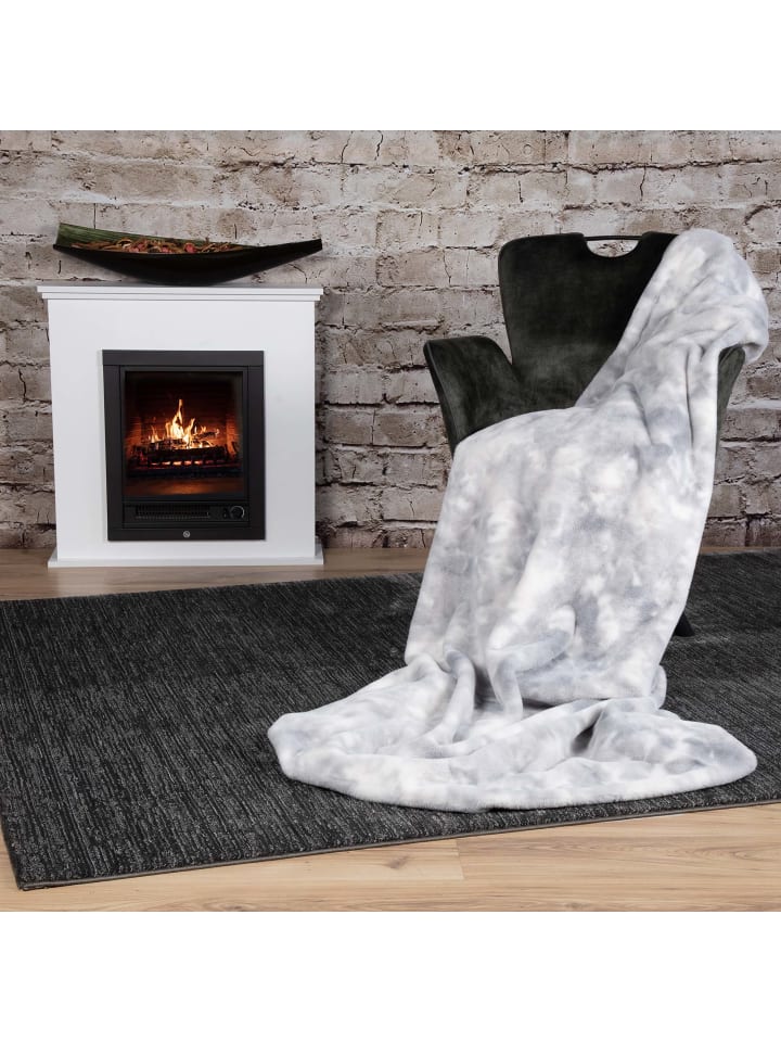GMD Living Batik Wohndecke RUMBA in Farbe Silver (hellgrau)  günstig kaufen