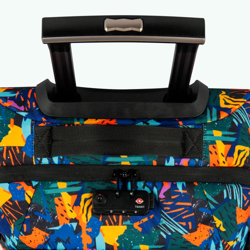 Small 2-wheel soft-sided suitcase, Boulogne blue