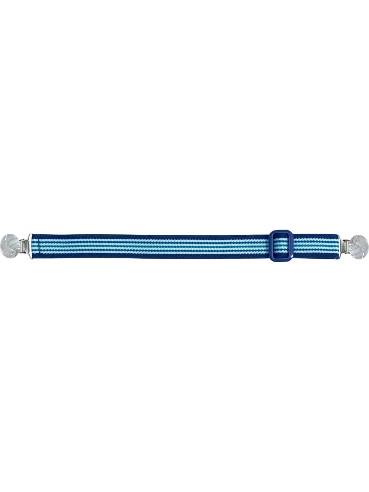 Playshoes Elastik-Gürtel Fußball-Clip Ringel in Hellblau/Marine günstig kaufen