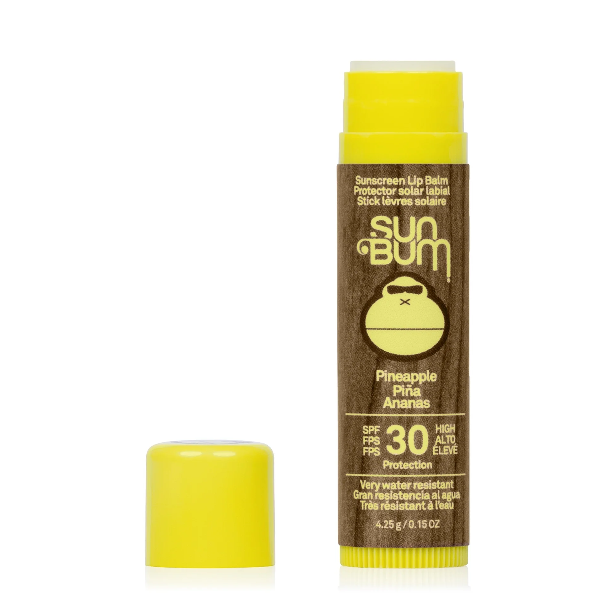 Protector solar labial SPF30 - Piña - Barra protectora solar de alta protección, bálsamo labial