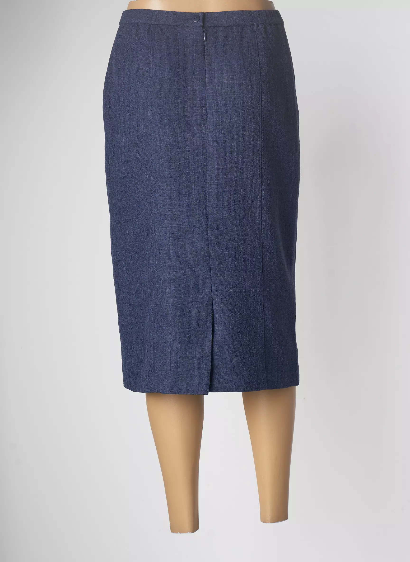 Pauporte Jupes Mi Longues Femme couleur bleu