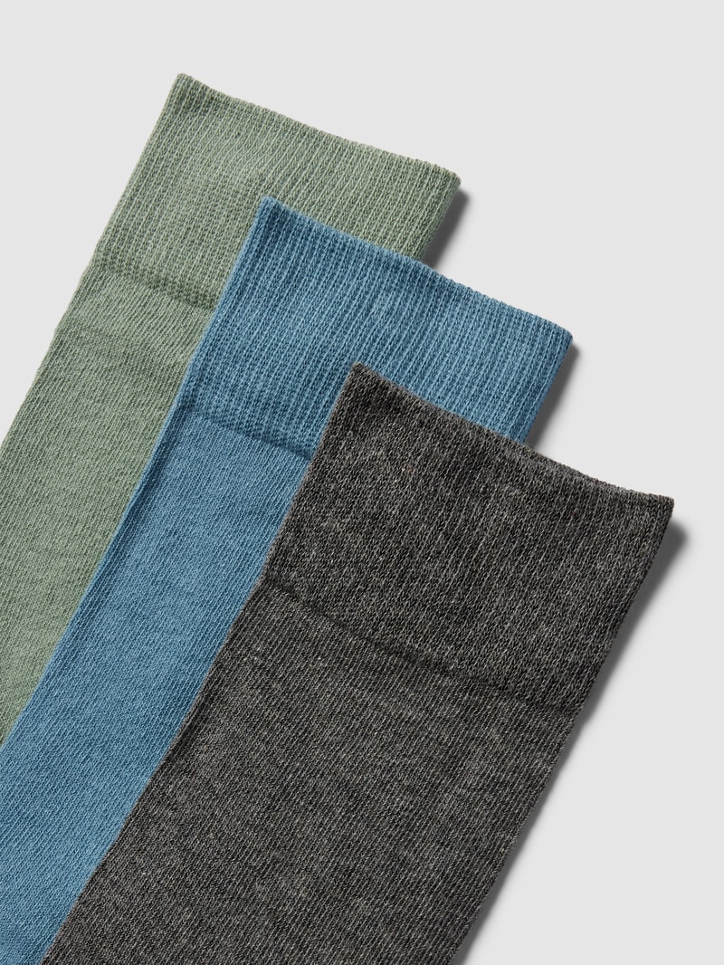Socken mit Label-Detail im 3er-Pack in lindgrün