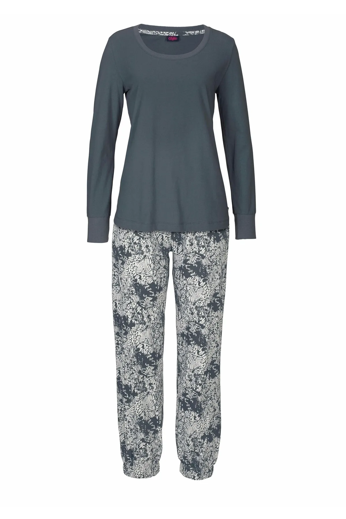 Buffalo  Pyjama set - Grau - Unifarben