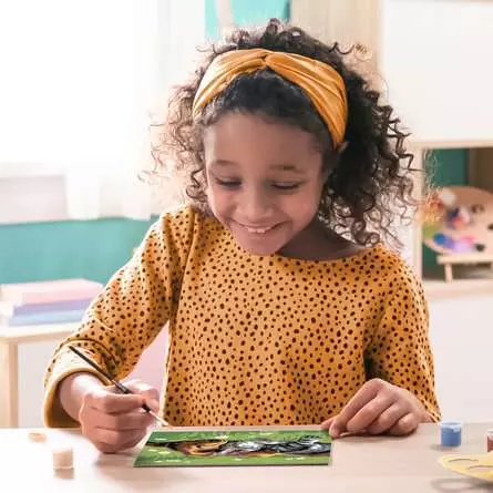 CreArt Tiefer Schlaf - Malen nach Zahlen für Kinder ab 7 Jahren