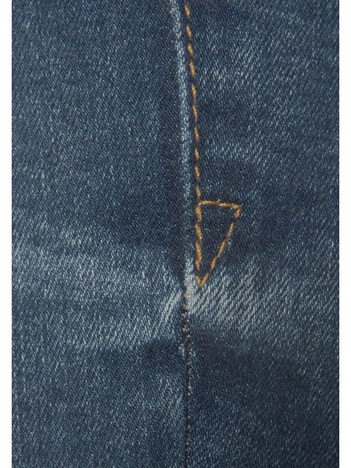 LASCANA High-waist-Jeans in blue-washed günstig kaufen