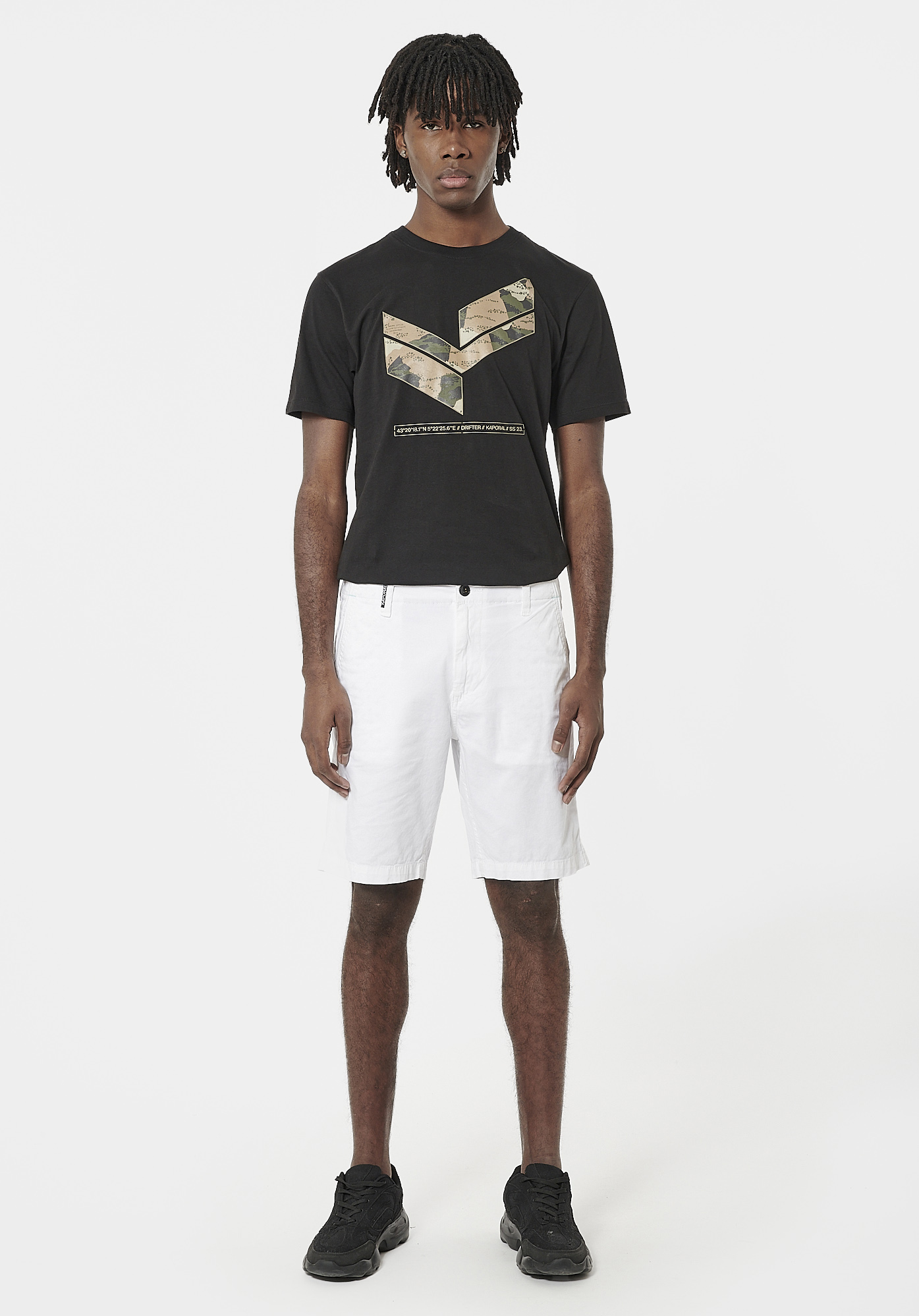 MACON  Short blanc Homme