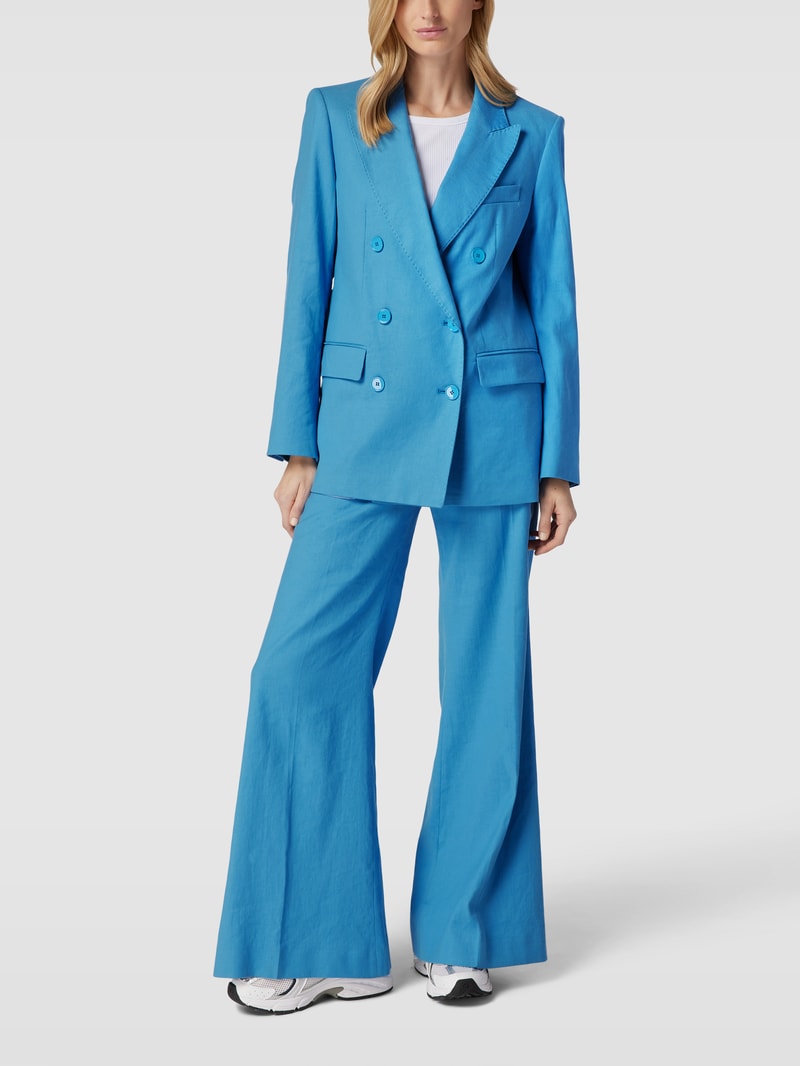 Blazer mit Reverskragen in hellblau