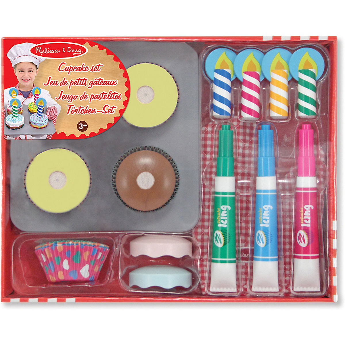 Cupcake-Spielset aus Holz