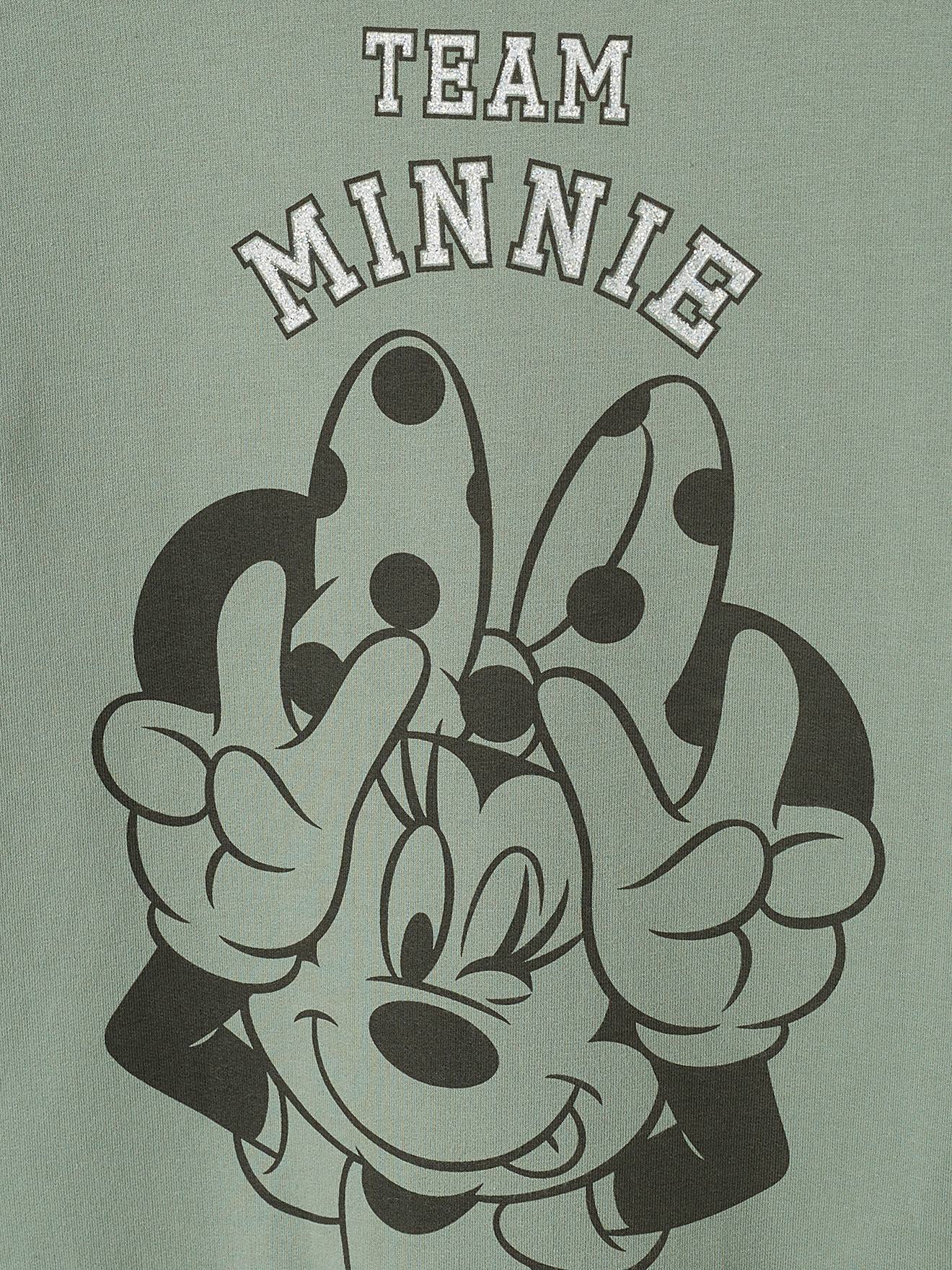 Sweat fille à capuche DS® Minnie vert