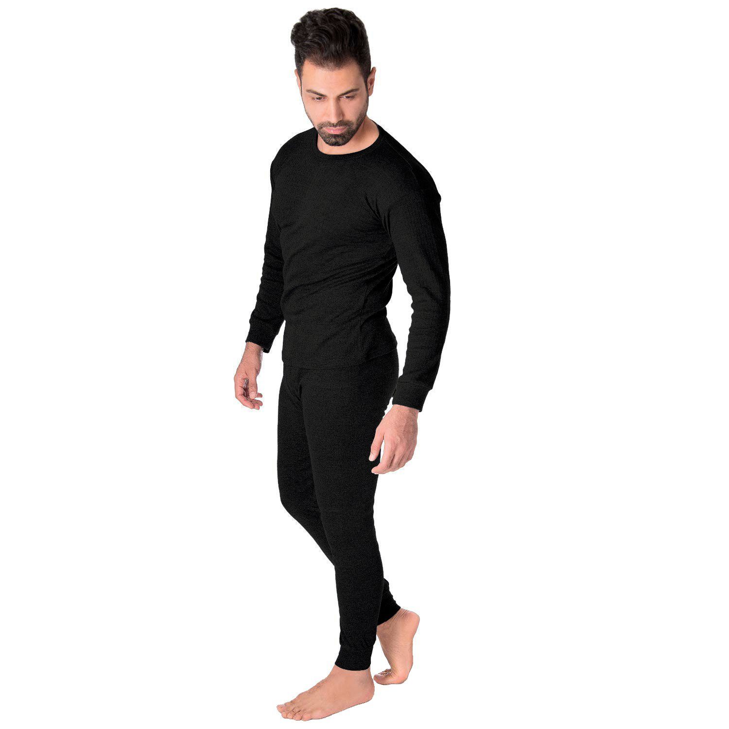 Black Snake Thermounterhemd cushy (Set, 3-St) Thermounterwäsche Set 3x Unterhemd + Unterhose