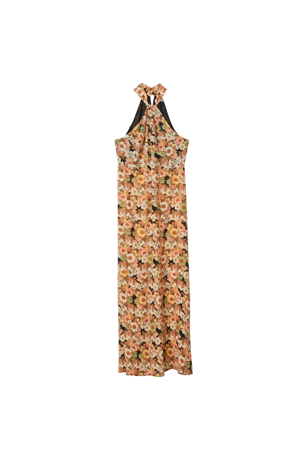 MANGO  Orangefarbenes Damenkleid 27017121