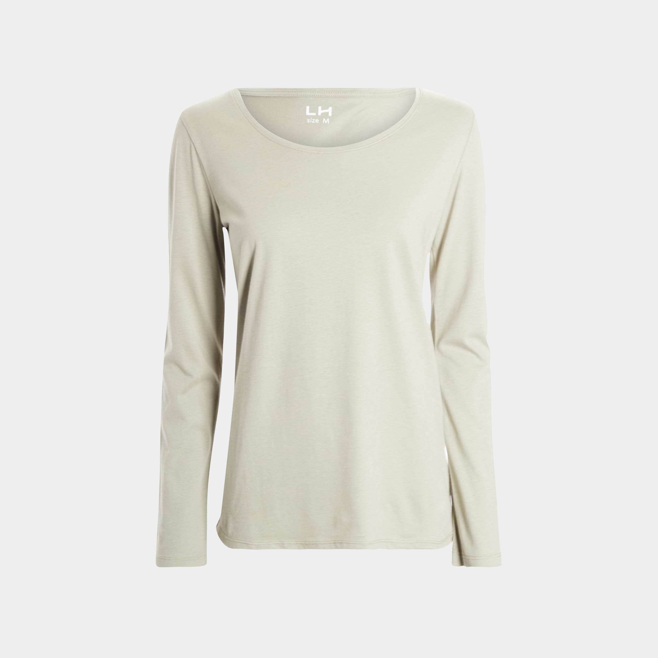 T-shirt manches longues vert kaki femme | La Halle