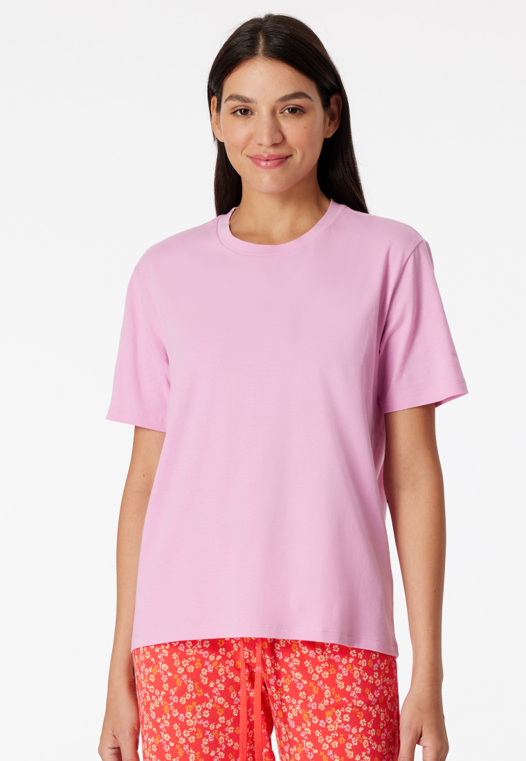 Shirt kurzarm bonbonrosa - Mix+Relax