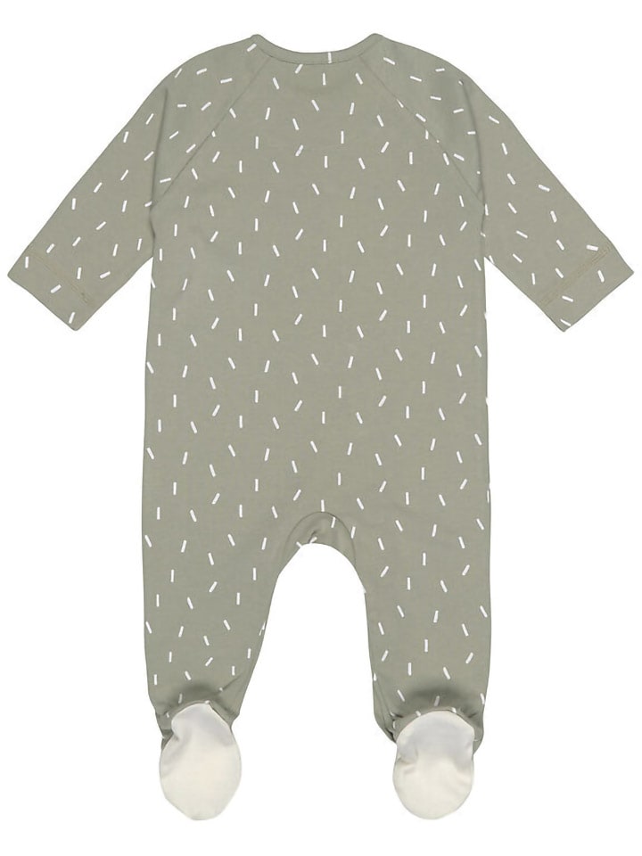 Lässig Schlafanzug mit Füßchen in Khaki günstig kaufen