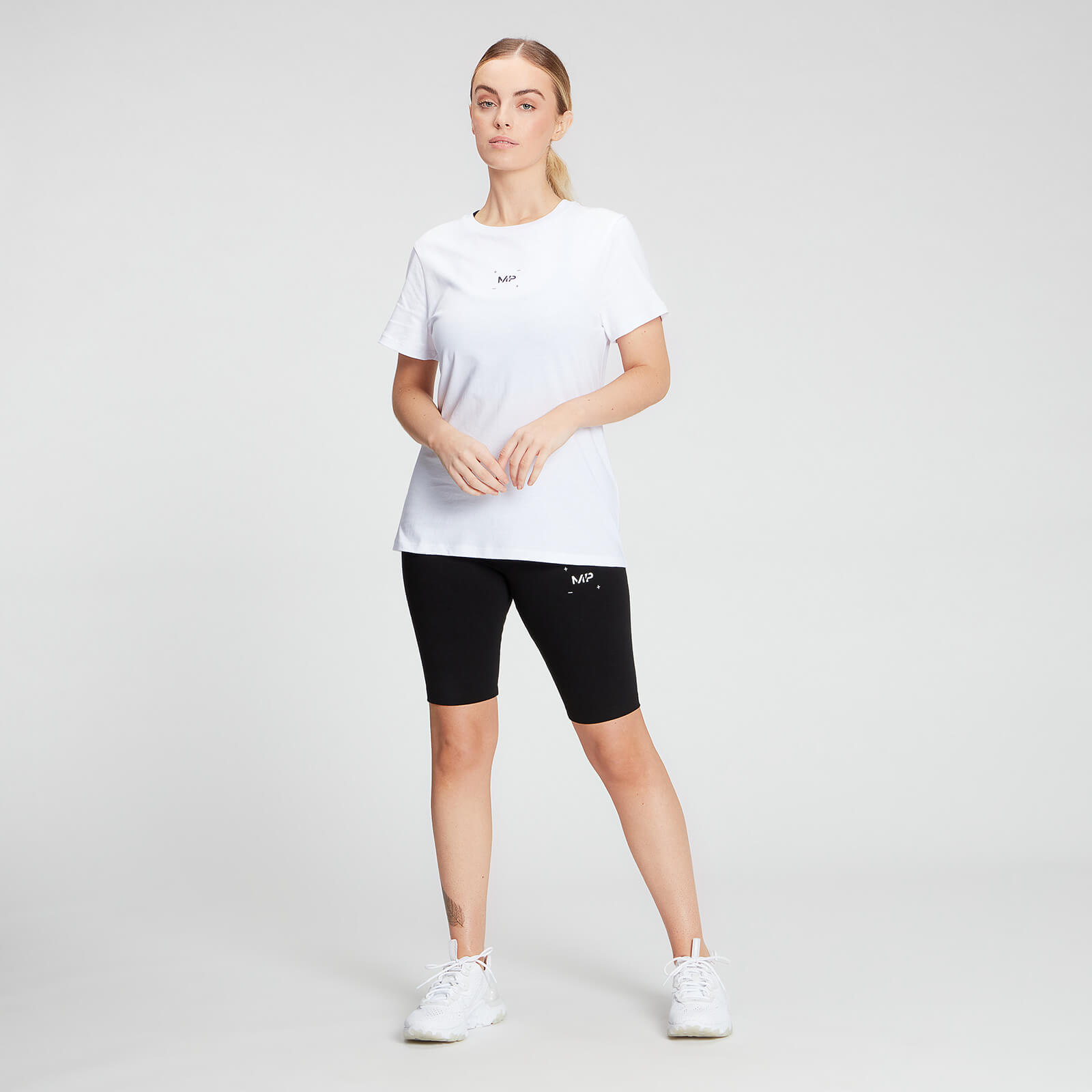 MP Women's Central Graphic Cycling Shorts - Black