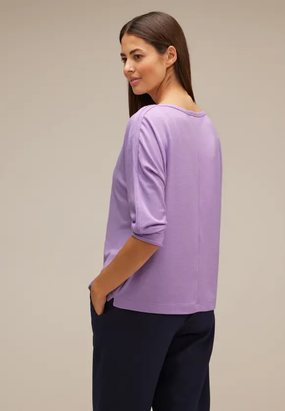 Street One Shirt mit Schimmer Wording