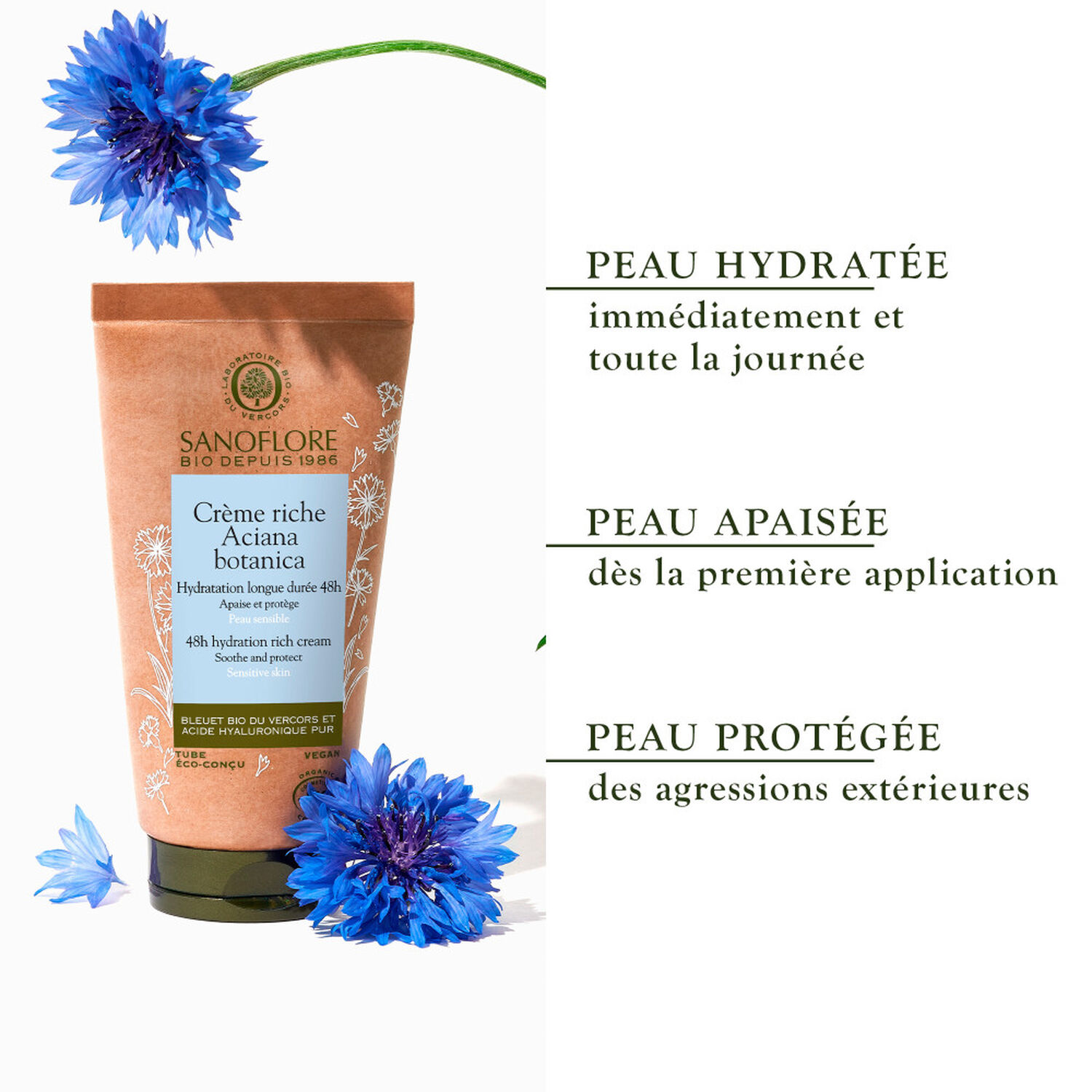 Sanoflore Crème Riche Aciana Botanica Soin Intensif Riche 50 ml