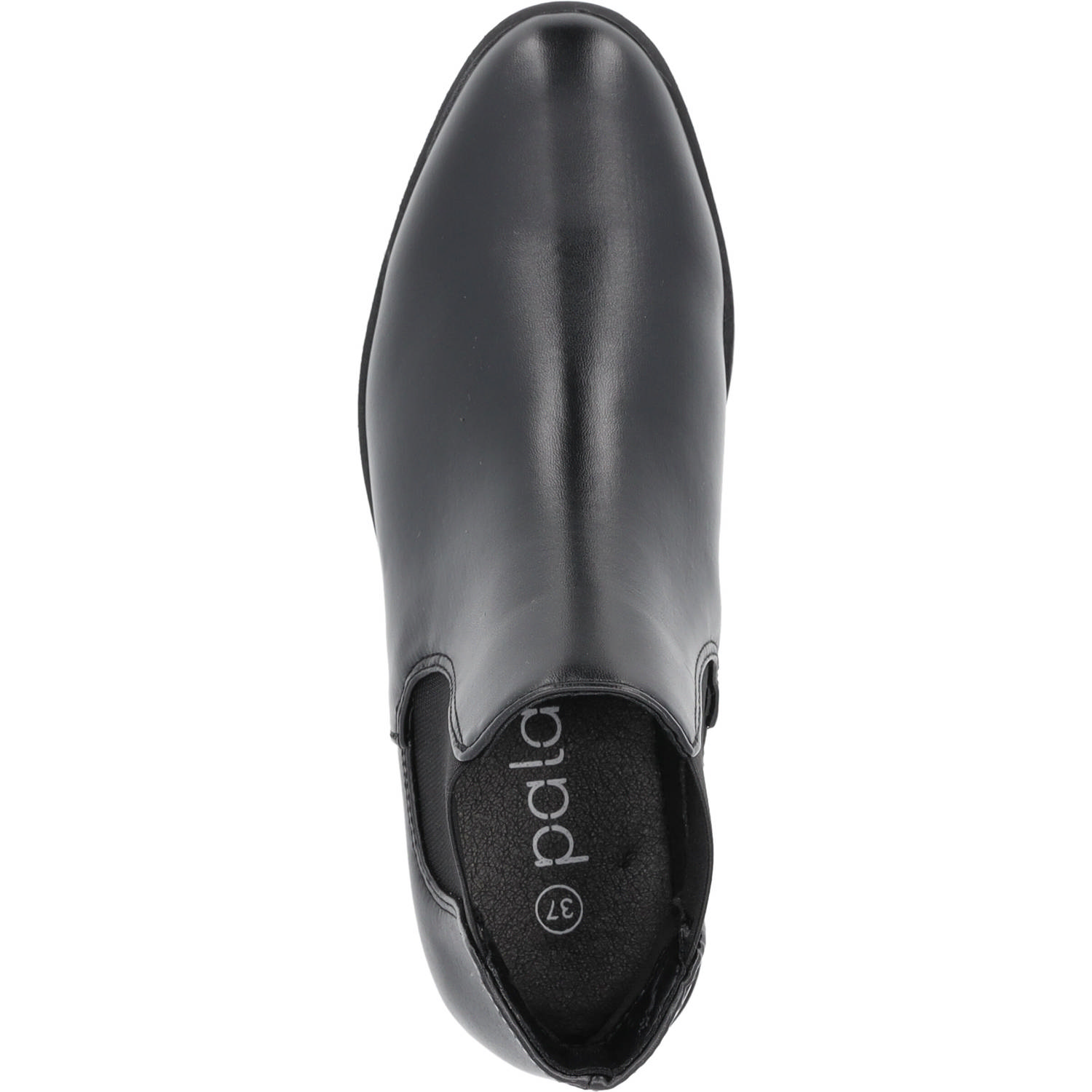 Palado Aruad, Chelsea Boots, Damen, Schwarz/Glanz
