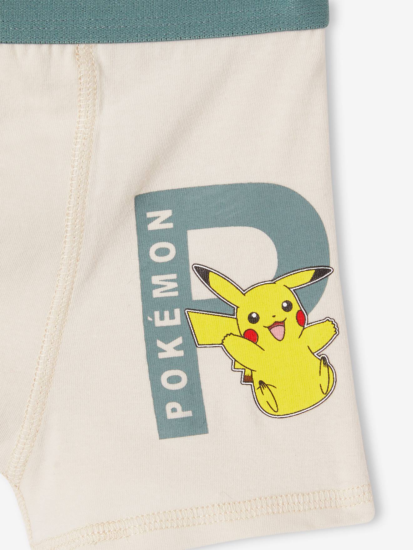 Pokemon 3er-Pack Jungen Boxershorts POKEMON - grün