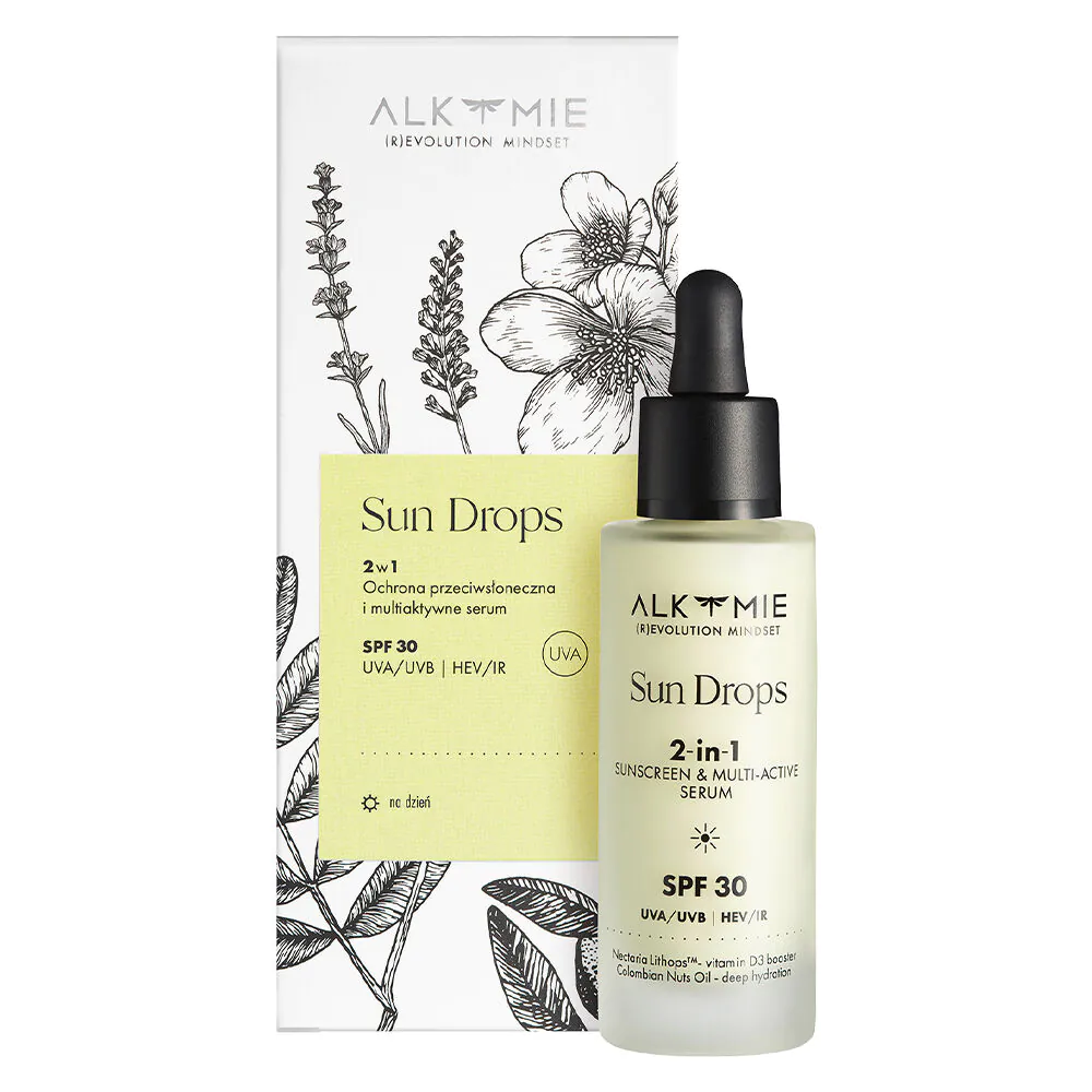 Alkmie Sun Drops SPF 30 2u1 zaštita od sunca i multiaktivni serum