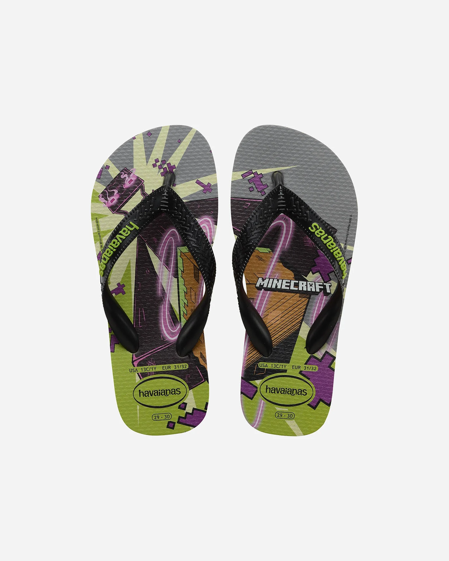 Infradito Havaianas Kids Minecraft Jr 4145125-0891
