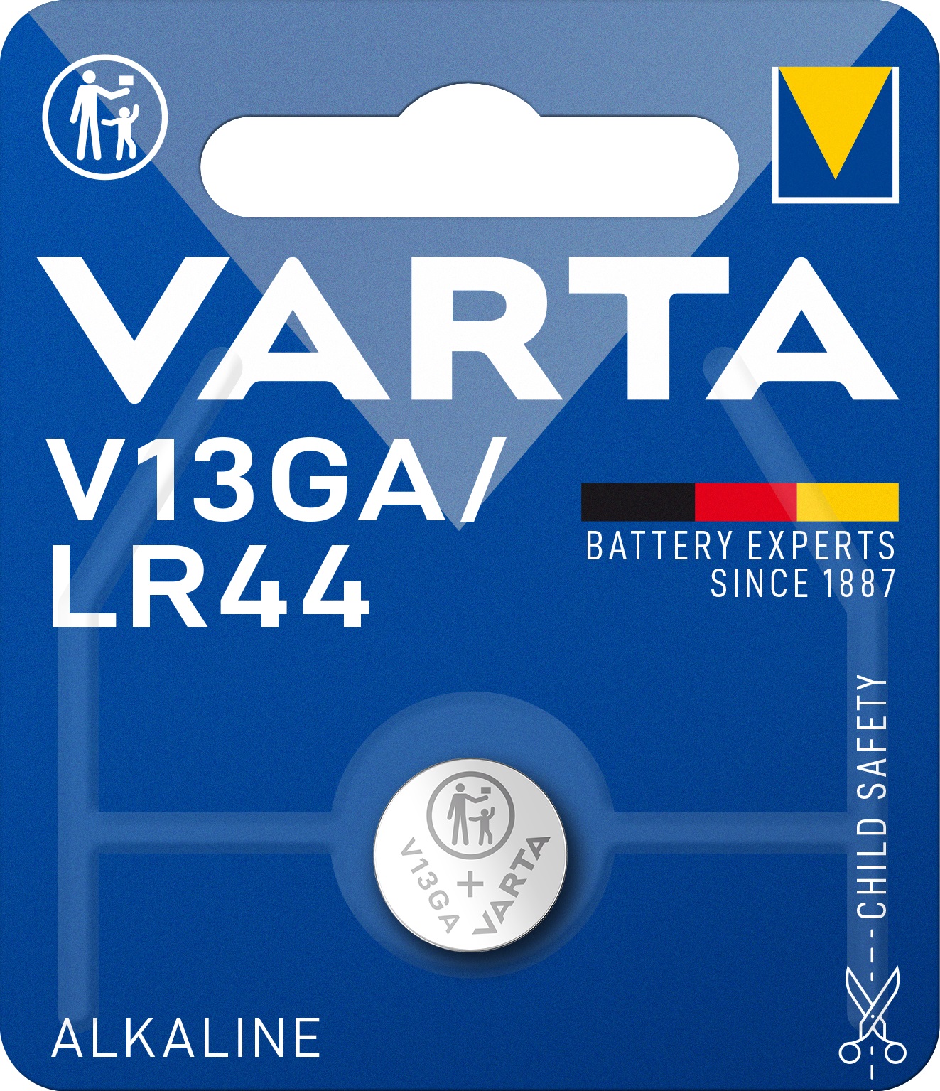 VARTA V13A 1,5-V-Alkalibatterie Knopfzelle, 1 Stück - ATU