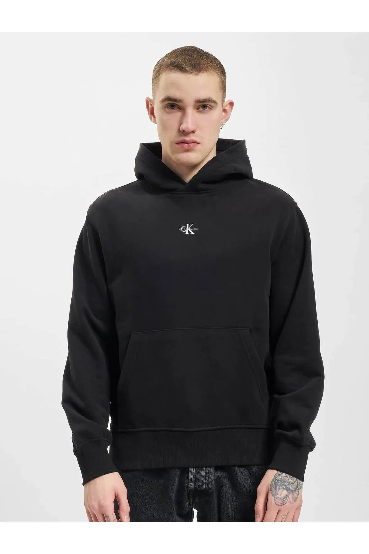 Calvin Klein  Unisex Calvin Klein Jeans Mikro Monologo Hoodie
